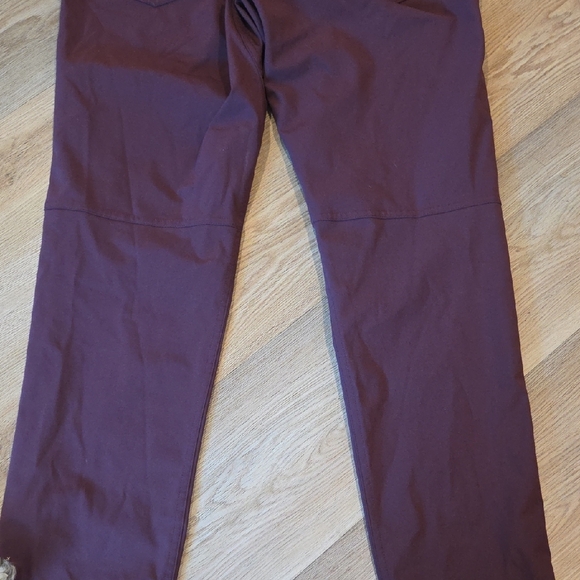 Lululemon Athletica Men's Burgundy Dress Pants - Picture 4 of 4